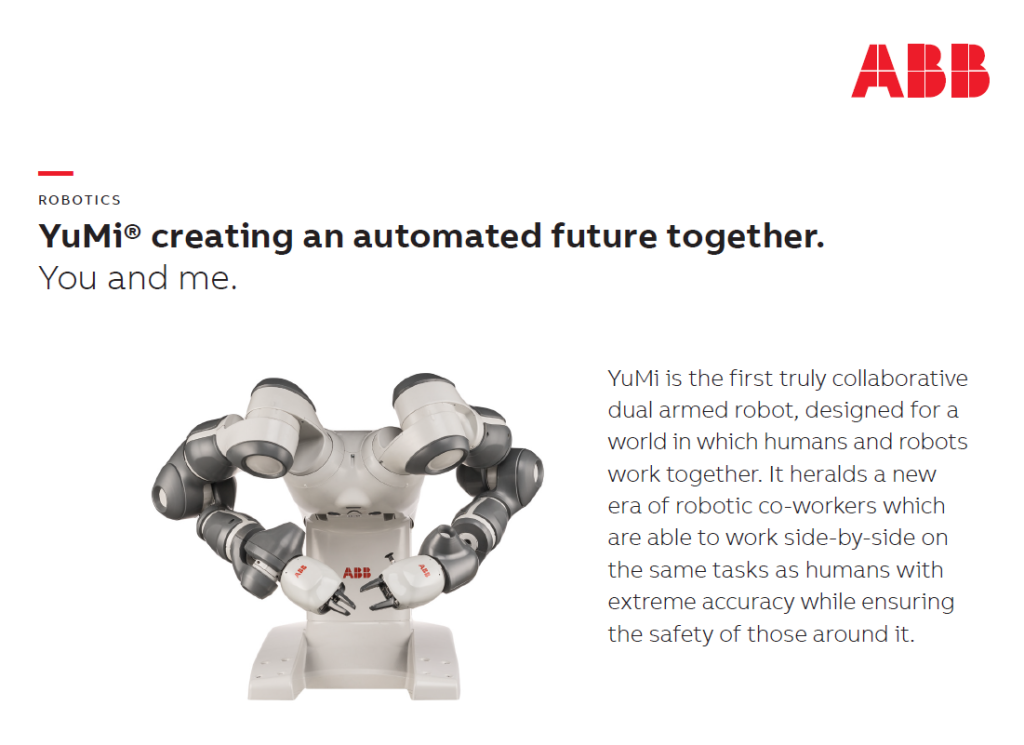 ABB Robotic YuMi